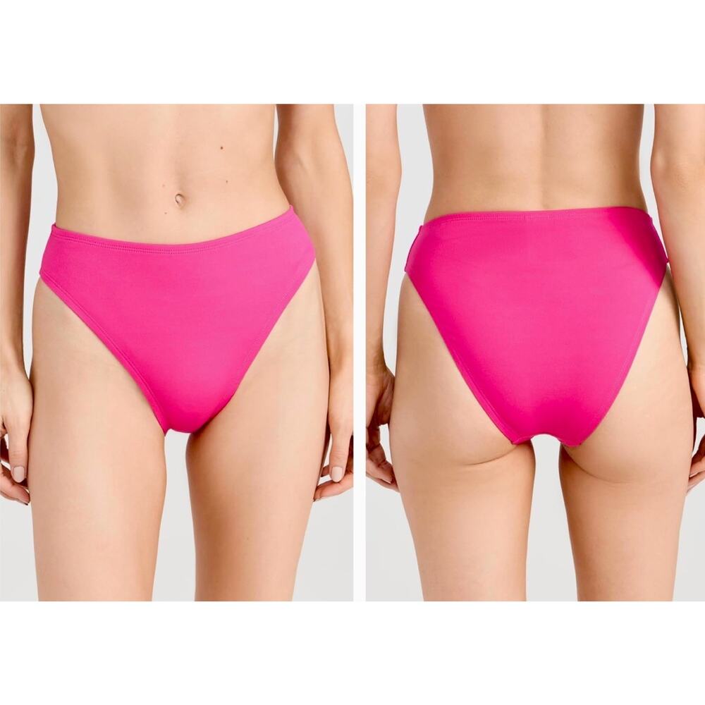 NWT Good American Size 3XL Good Waist High Waist Bikini Bottom In Ballerina Pink